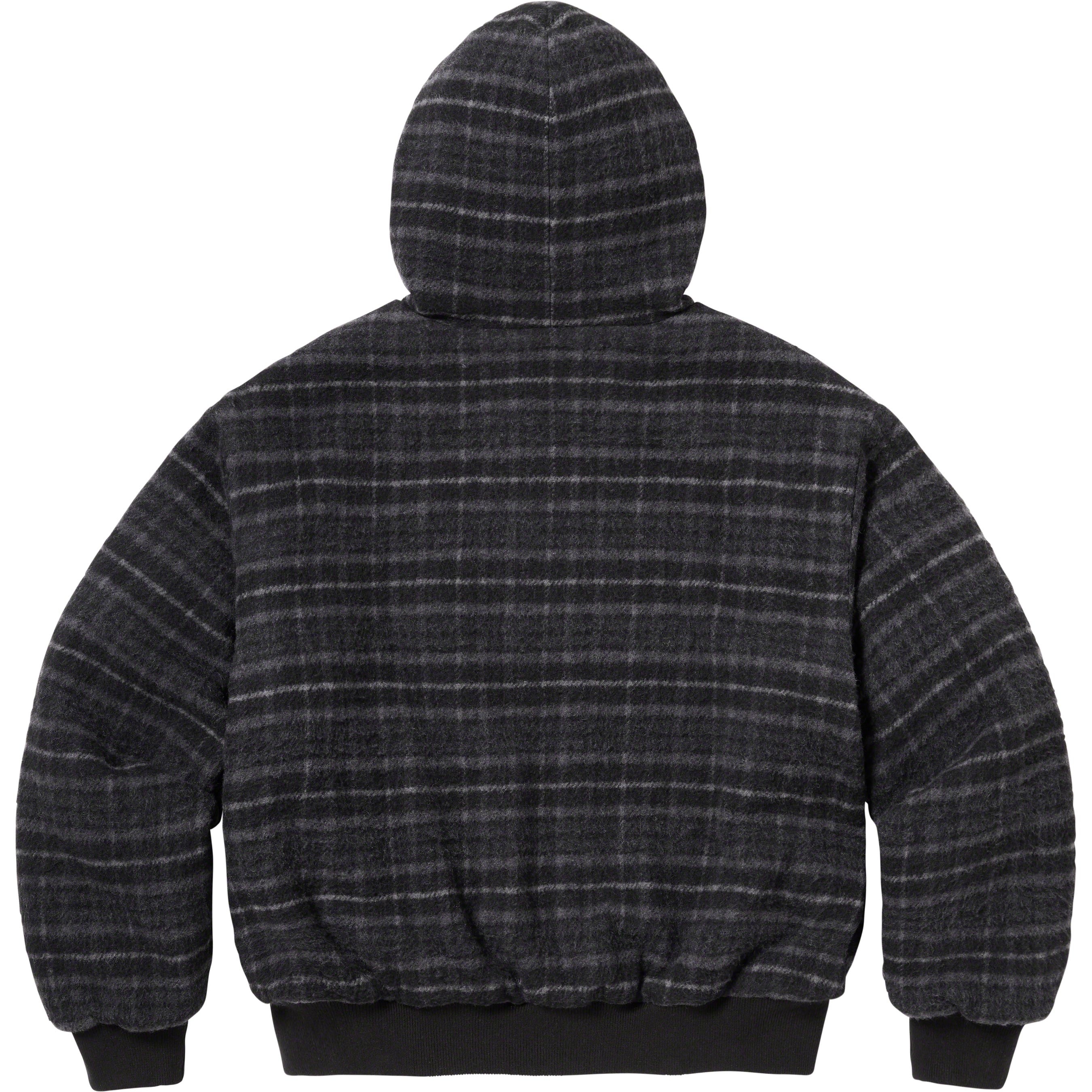 Plaid Wool Hooded Work Jacket view 9